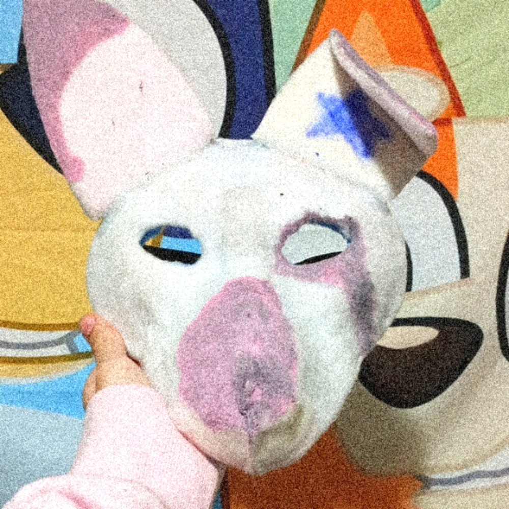 Therian Dog Mask Base Handmade High Quality Pre-felted